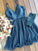 Straps Tia Homecoming Dresses Short Blue Party CD3416