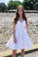 A-Line Spaghetti Homecoming Dresses Lillianna Straps Above-Knee White With Pockets CD3511