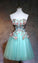 TULLE LACE Homecoming Dresses Lorena APPLIQUE SHORT CD3651