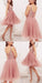 Cute Back Yamilet Homecoming Dresses Pink To School Dress Tulle Party Dress CD3701