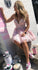 Short Princess Lace Jamiya Homecoming Dresses Pink For Teens CD3783
