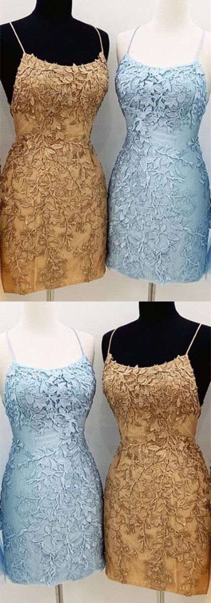 Open Lace Homecoming Dresses Desiree Back Bodycon CD3881
