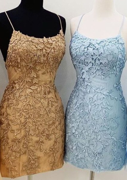 Open Lace Homecoming Dresses Desiree Back Bodycon CD3881