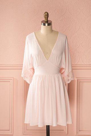 Lillianna A Line Pink Homecoming Dresses Short/Mini Dress CD3889
