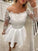 New Arrival A-Line Round Phyllis Homecoming Dresses Neck Long Sleeves White Pearls Short CD396