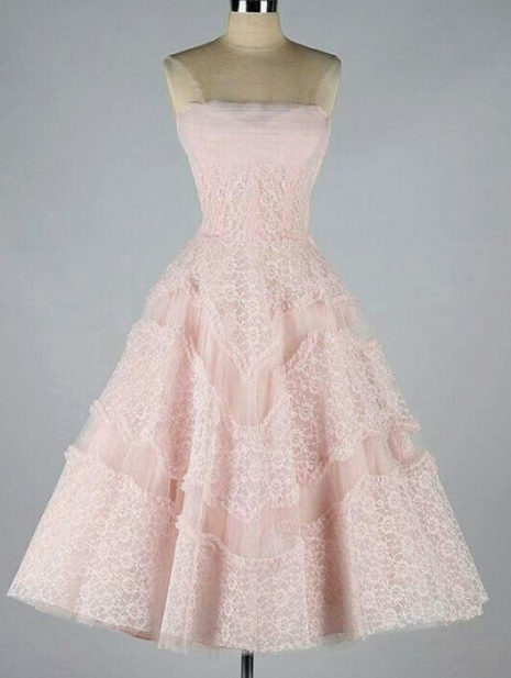 Lace Pink Jan Homecoming Dresses Strapless CD3990