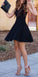 Short Simple Party Homecoming Dresses Camryn Satin Dress Dress CD409