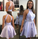 Jewel A Line Homecoming Dresses Gemma Lilac Short With Beading Pockets CD4321