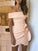 Elegant Off The Shoulder Homecoming Dresses Pink Lorelai Short CD441