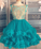 Green Tulle Kira Lace Homecoming Dresses Short Party Dress Green CD4988