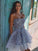 Sparkly Peggie Homecoming Dresses Sequin Tulle A-Line Backless CD5088