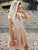 V Neck Champagne Tulle Short Cali Homecoming Dresses With Appliques CD533