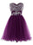 Viv Homecoming Dresses New Arrival Grey Tulle With Crystal CD5667