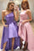 One Yuliana Homecoming Dresses Shoulder Asymmetrical With Pockets CD6971