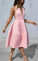 Open Back Simple Fashion Zariah Homecoming Dresses Pink Short Party Dress CD786