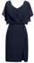 Homecoming Dresses Chiffon Helen Sheath V-Neck Short Navy Blue Mother Of The Bride With Beading CD821