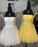 Sparkle Beaded Cap Sleeves Tulle Homecoming Dresses Tatum Sweet 16 Dresses CD8833
