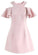 Unique Short Satin Pink Jolie Homecoming Dresses CD8977