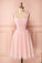 Short Homecoming Dresses Pink Brooklyn Party Dress CD9097
