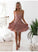 Cheap Fetching Blush Party Dresses A-Line Appliques Party Gina Homecoming Dresses Dresses CD93