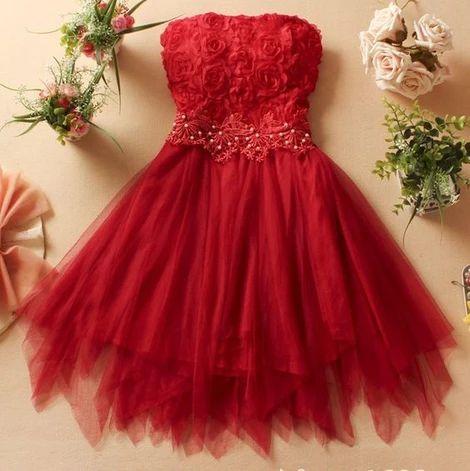 Chiffon Homecoming Dresses Mariana Charming Strapless Short With Appliques CD9683