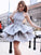 A-Line/Princess Sleeveless Ruffles Homecoming Dresses Itzel Satin Halter Short/Mini Dresses