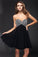 A-Line/Princess Sweetheart Rhinestone Sleeveless Homecoming Dresses Chiffon Joanne Cocktail Short Dresses