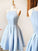 A-Line/Princess Ruffles Spaghetti Straps Gillian Satin Homecoming Dresses Sleeveless Short/Mini