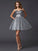 A-Line/Princess Homecoming Dresses Nylah Spaghetti Straps Sleeveless Short Organza