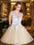 A-Line/Princess Scoop Sleeveless Homecoming Dresses Giuliana Applique Short/Mini Organza Dresses