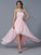 A-Line/Princess Sweetheart Chiffon Homecoming Dresses Amber Sleeveless Beading High Low
