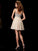 A-Line/Princess Sleeveless Scoop Beading Bianca Chiffon Homecoming Dresses Short