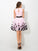A-Line/Princess Homecoming Dresses Jayden Cocktail High Neck Bowknot Sleeveless Short Net Dresses