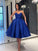 Ball Gown Ruffles Sweetheart Sleeveless Homecoming Dresses Sam Satin Knee-Length