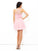 A-Line/Princess Sheer Cocktail Homecoming Dresses Rosalyn Chiffon Neck Applique Sleeveless Short Dresses