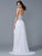 A-Line/Princess Gwen Chiffon Homecoming Dresses Sweetheart Sleeveless Beading High Low Dresses