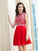 A-Line/Princess High Neck Homecoming Dresses Chiffon Marisa Sleeveless Beading Short/Mini Dresses