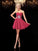 A-Line/Princess Sweetheart Rhinestone Sleeveless Short Dresses Homecoming Dresses Esmeralda Chiffon