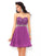 A-Line/Princess Sweetheart Beading Chiffon Homecoming Dresses Brenna Cocktail Sleeveless Short Dresses