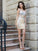 Sheath/Column Sleeveless Spaghetti Straps Net Sequin Short/Mini Homecoming Dresses Madilynn Dresses