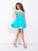 A-Line/Princess Sweetheart Ruffles Sleeveless Jimena Chiffon Homecoming Dresses Short Dresses