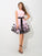 A-Line/Princess Homecoming Dresses Jayden Cocktail High Neck Bowknot Sleeveless Short Net Dresses
