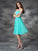 A-Line/Princess Chiffon Homecoming Dresses Rory Sweetheart Ruffles Sleeveless Short Dresses