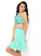 A-Line/Princess Sheer Neck Rhinestone Sleeveless Short Two Piece Chiffon Patti Homecoming Dresses Dresses